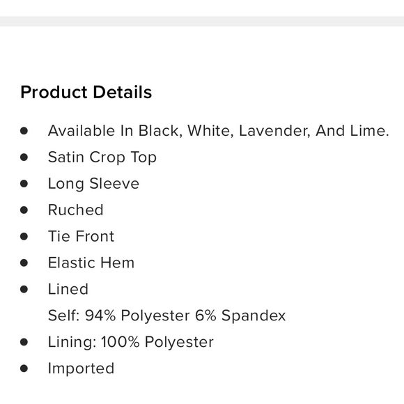 Fashion Nova- Beauty Mode Satin Crop Top- Lime NWT - Picture 5 of 6